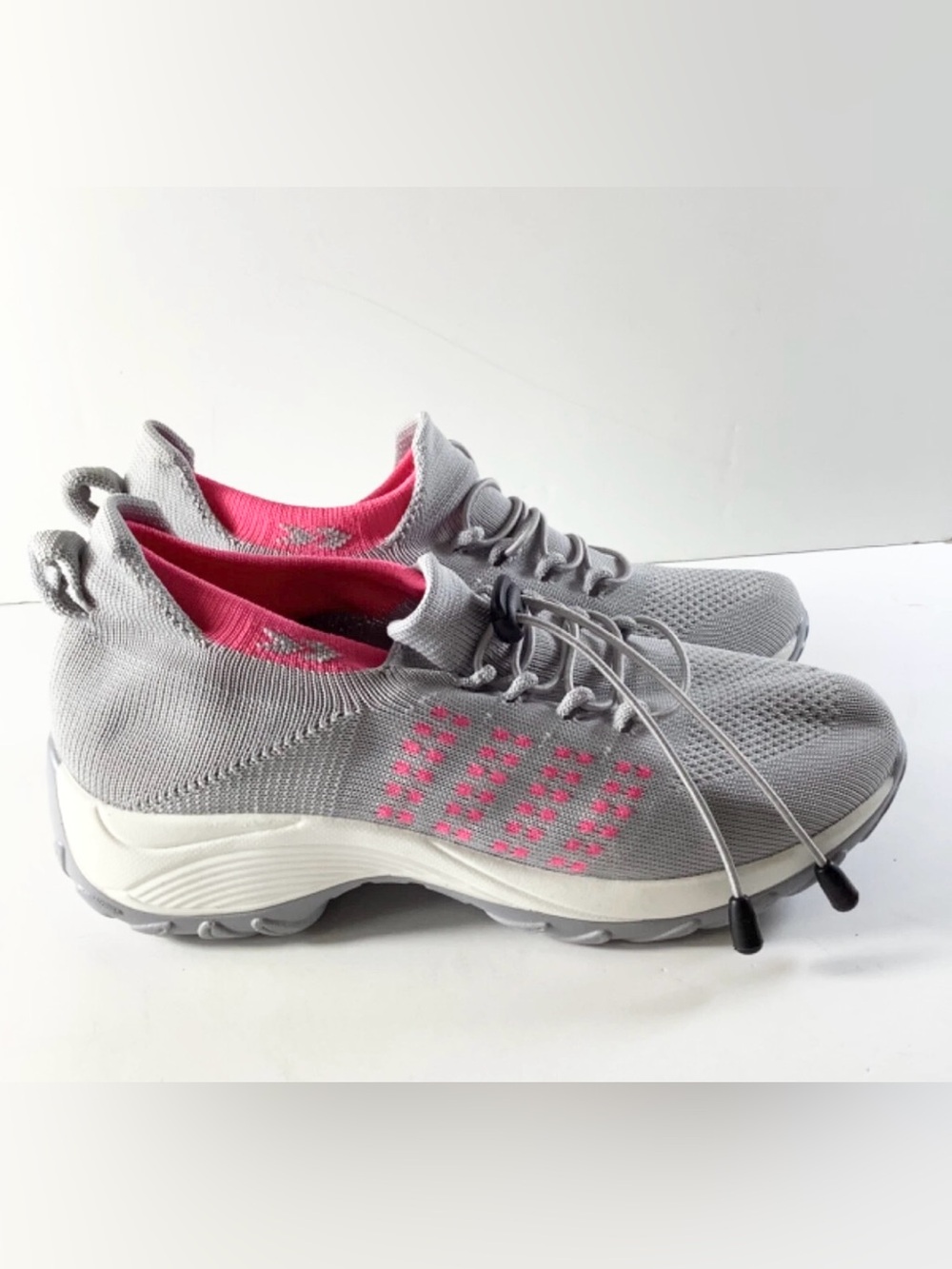 Women Ladies Slip On Sports Comfy Sock Sneakers Shoes Size 9US